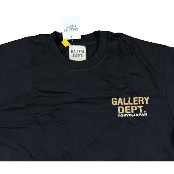 Gallery Dept Black Graphic Splatter Paint T-Shirt - Medium - Picture 2 of 3